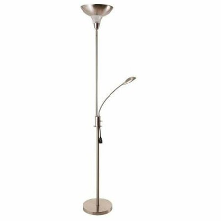 CLING 72 in. 2-Light Task Torchiere Floor Lamp CL2629635